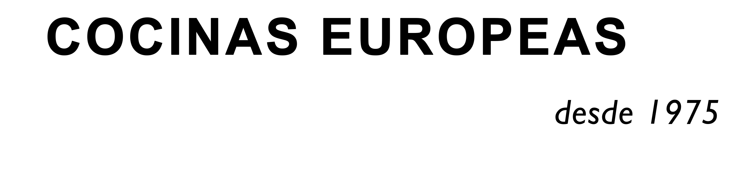 COCINAS EUROPEAS